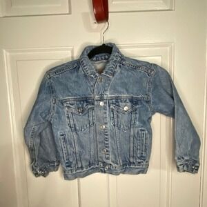 Vintage 1999 Stone Wash Gap Jean Jacket Size Small